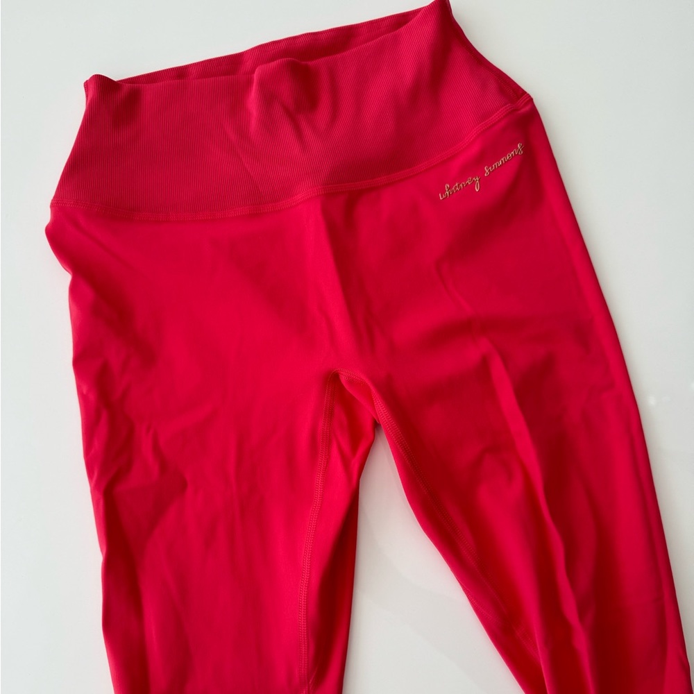 Whitney Simmons Rib Waist Leggings by Gymshark